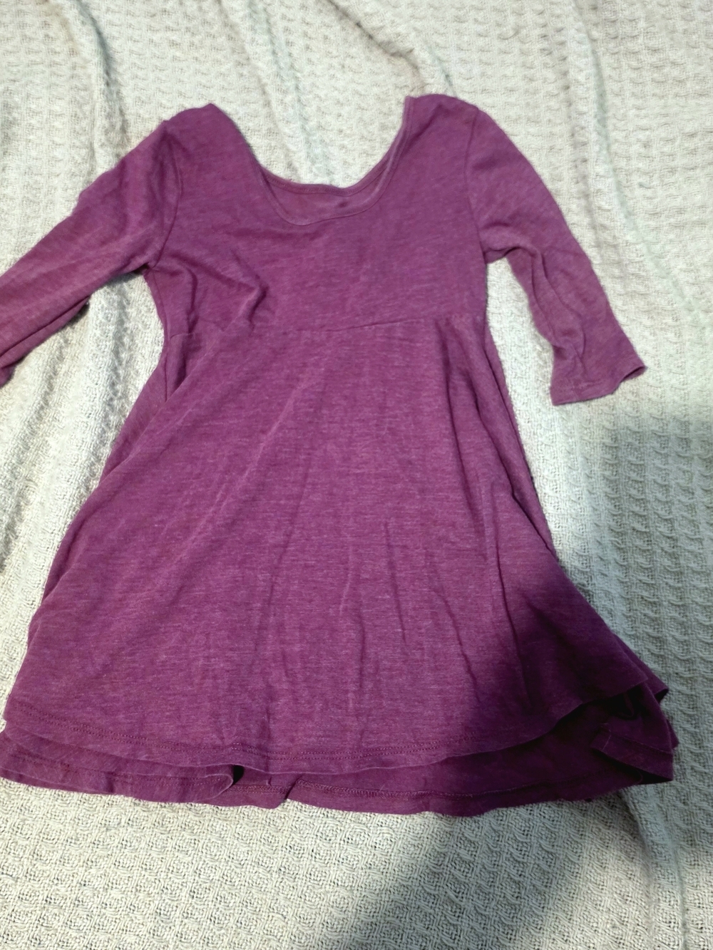 Old Navy Purple Long Sleeve Twirl Dress
